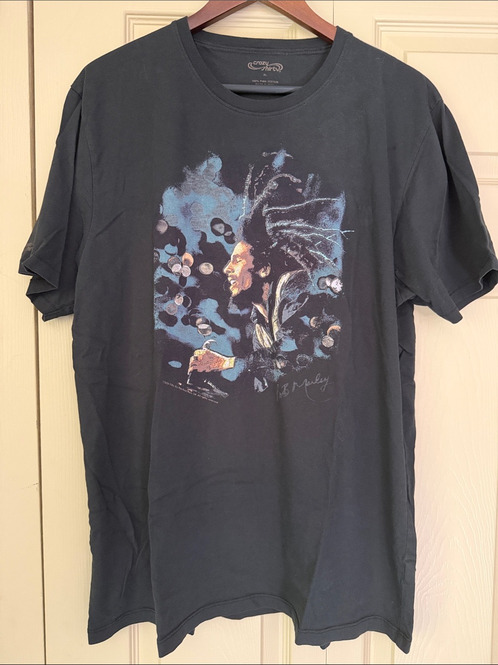 Crazy Shirts Bob Marley T Shirt Size XL